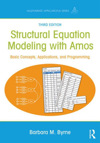 Cover of Structural equation modeling with AMOS: Basic concepts, applications, and programming